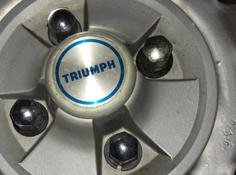 Triumph Spitfire Wheel, Lug-nut Split-ring 3D Printer Model