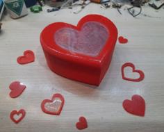 Valentine Heart Boxes 3D Printer Model