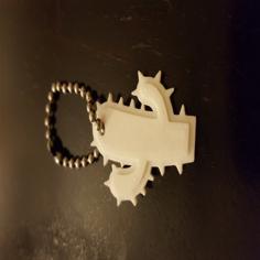 Cactus Keychain 3D Printer Model