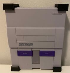 SNES Classic Wall Mount 3D Printer Model