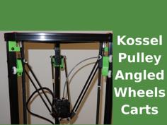 Kossel – Angled Wheels Carts Upgrade 2020 3D Printer Model