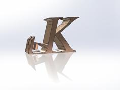 Phone Stand (K) 3D Printer Model