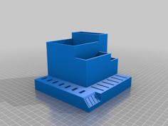 Remix Desktop Organizer – Penholder – Micro SD 3D Printer Model