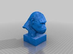 Caesar Cleaned 3D Printer Model