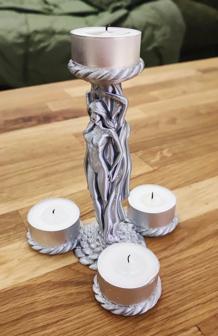 Tea Light Candle Holder 3D Printer Model