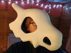 Cubone Skull – Wearable 3D Printer Model