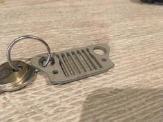 Jeep Key Chain CJ2A 3D Printer Model