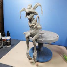 Salacious Crumb- From Return Of The Jedi. Kit Version, Seated. 3D Printer Model