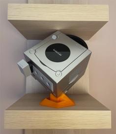 GameCube “Logo Dunk” Corner Stand 3D Printer Model