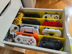 Game Controller Drawer Organizing Rack 3D Printer Model