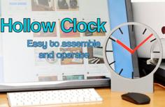 Hollow Clock – Easy To Assemble And Operate 3D Printer Model