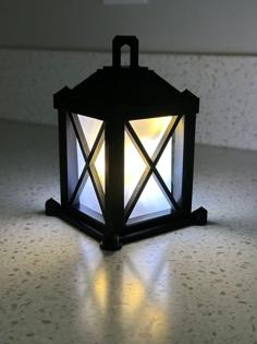 Lantern Decoration – Home / Outdoor Decoration – LED Lantern 3D Printer Model