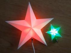 Led Christmas Star 2021 3D Printer Model