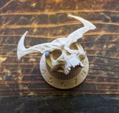 Volume Knob – Demon Skull 3D Printer Model