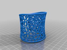 Flower Bracelet 1 3D Printer Model