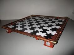 Steampunk Chess Board 3D Printer Model