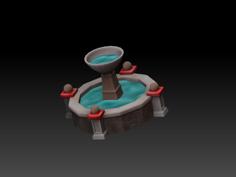 Fountain 3D Printer Model