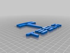 Tesla Logo 3D Printer Model