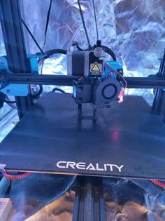 Revised E3D Fan Mount Upgrade For Creality CR10 V3 & Input Shaping Mounts For ADXL345 Accelerometer 3D Printer Model