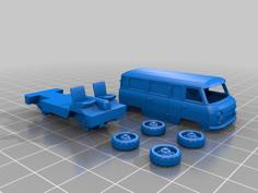 UAZ-452 1:87 3D Printer Model