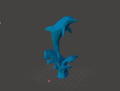 Dolphin Jumping – Low Poly 3D Printer Model