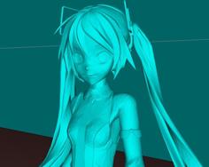 Miku Hatsune 3D Printer Model