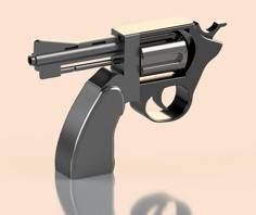 Reverse Revolver 3D Printer Model