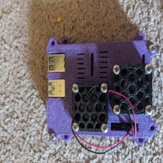 Raspberry Pi 4 Dual Fan Case With Pi-Camera Mount And DSI Display Mounts 3D Printer Model