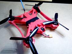 Bat-quad 210mm By Elpet (full Printed Racing Drone) 3D Printer Model