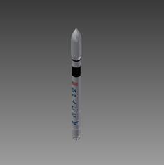 SpaceX Falcon 9 Rocket 3D Printer Model