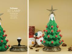 Christmas Tree Lamp 3D Printer Model