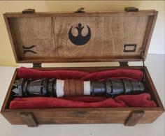 Rey’s Lightsaber, Fully Modular And Electronics Ready 3D Printer Model