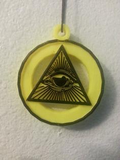 All Seeing Eye (Necklace) 3D Printer Model