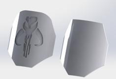 Mandalorian Shoulder Pad 3D Printer Model