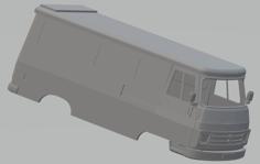 Peugeot J9 Printable Body Van 3D Printer Model