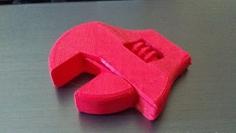 Fully Assembled 3D Printable Wrench 3D Printer Model