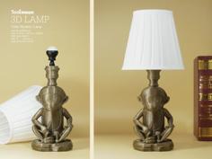 Little Monkey Lamp 3D Printer Model