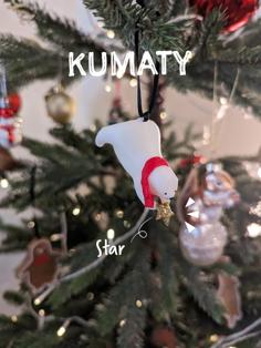 KUMATY : Polar Bear Ornament (Star, Cookie&Mug) 3D Printer Model