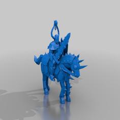 Doom Knight – Chaos – Tm – Low Poly 3D Printer Model