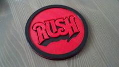 Rush Drink Coaster 3D Printer Model