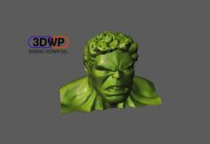 Hulk Bust 3D Printer Model