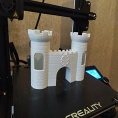 Aquarium Castle Gate 3D Printer Model