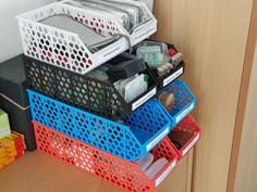 Stackable Baskets 3D Printer Model