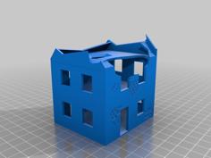 FOW City House V3 Option 04 Damage B 3D Printer Model