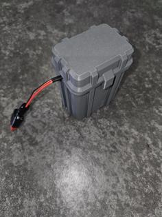 Rugged Battery Box For 18650 Holder 3D Printer Model