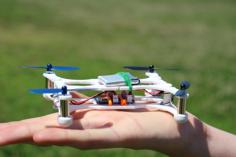 H125 Micro Quad V1 -7mm/8.5mm Micro SciSky Based (under $50) 3D Printer Model