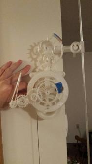 Hand In Hand Mechanical Pendulum Clock 3D Printer Model