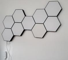 Led Hexagonal Panels 3D Printer Model