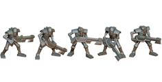 Robots Infantry Set 3D Printer Model