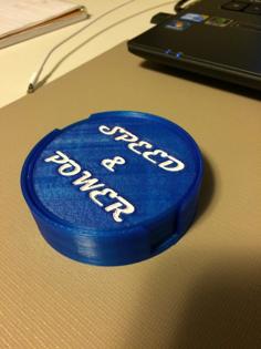 Speed & Power – Coaster & Caddy 3D Printer Model